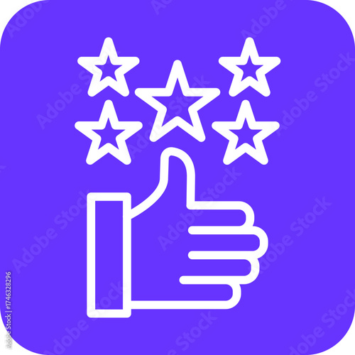 5 Stars Icon Style
