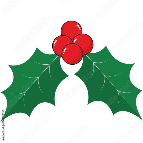 Christmas Holy Leaf