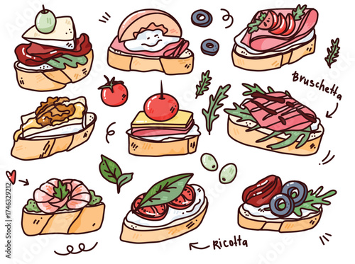 bruschetta set