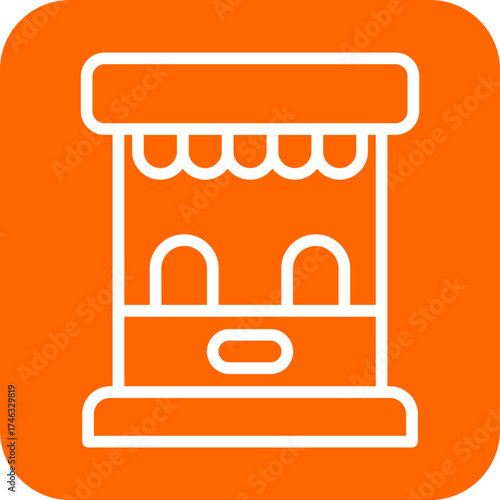 Ticket Office Icon Style