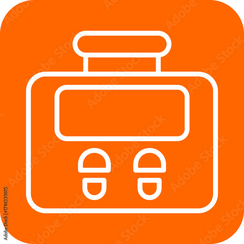 Pedometer Icon Style