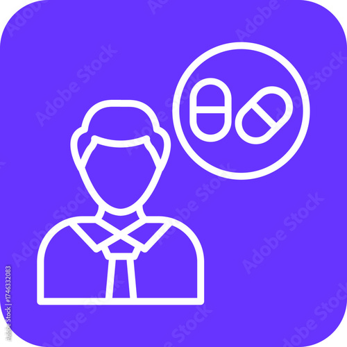 Drug Use Icon Style