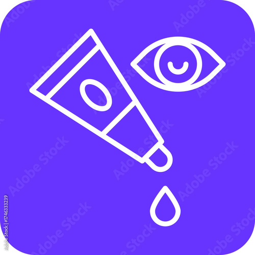 Eye Cream Icon Style