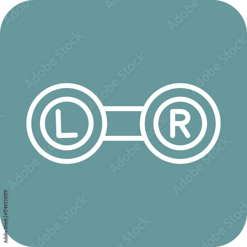 Contact Lense Case Icon Style