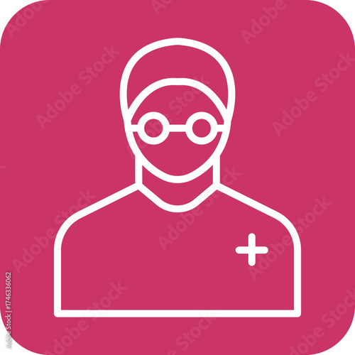 Children Eye Specialist Icon Style