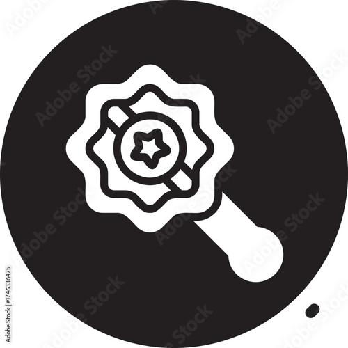 rattle glyph icon