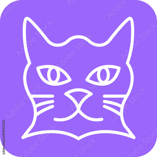 Cat Icon Style