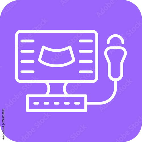 Ultrasonography Icon Style