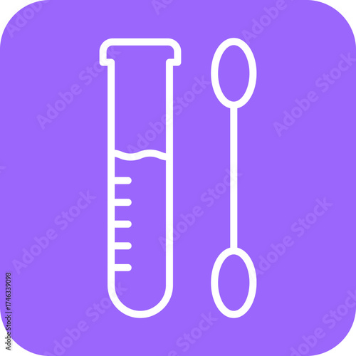 Swab Test Icon Style