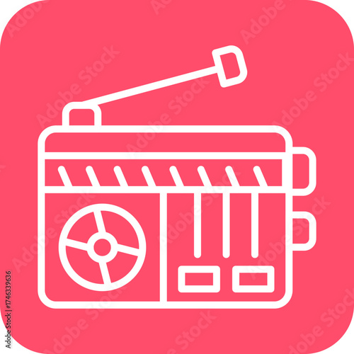 Analogue Media Icon Style