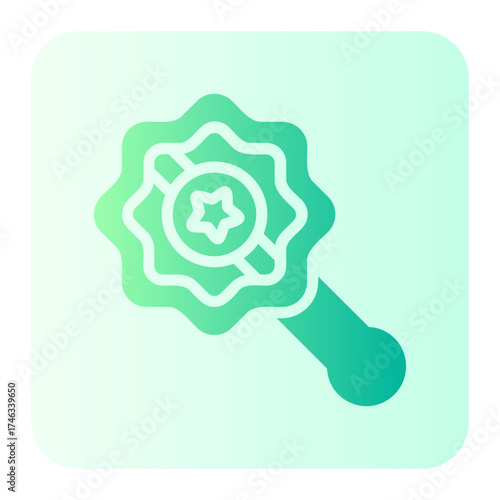 rattle gradient icon