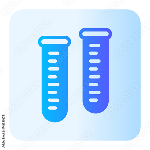 test tube gradient icon