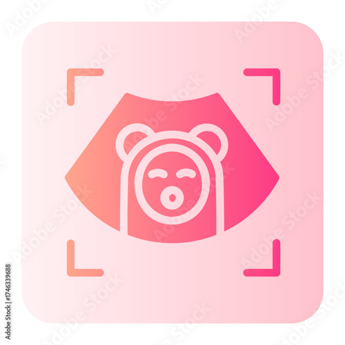 ultrasound gradient icon
