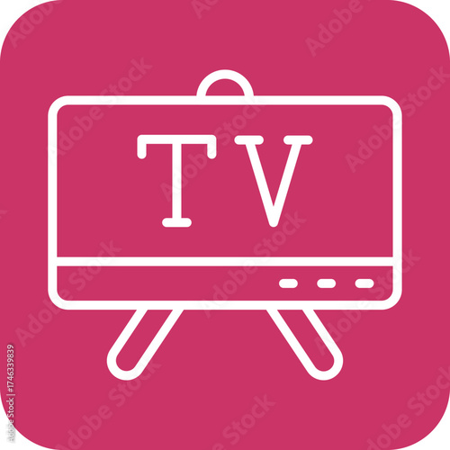 Digital Television Icon Style