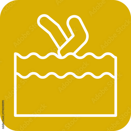 Artistic Swimming Icon Style