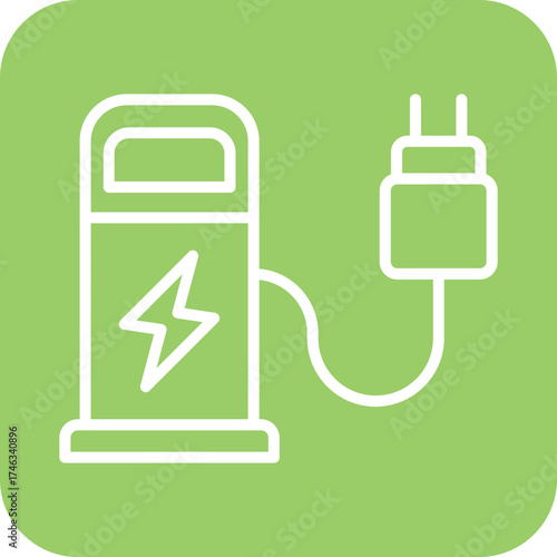 Charging Station Icon Style