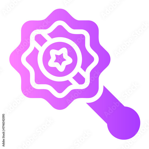 rattle gradient icon
