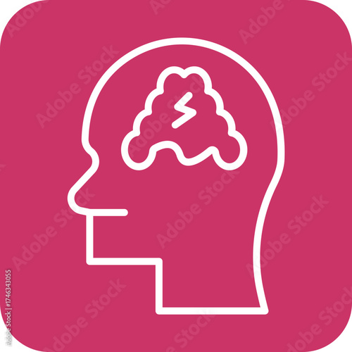 Schizophrenia Icon Style