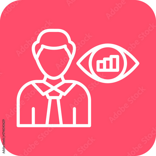 Business Vision Icon Style