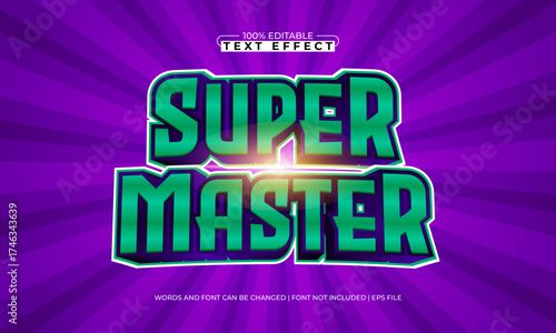 super master editable text effect