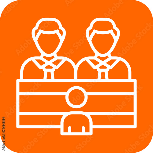 Job Interview Icon Style