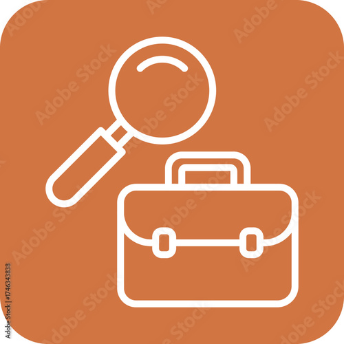 Job Searching Icon Style