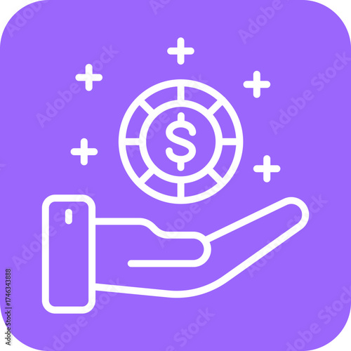Making Money Icon Style