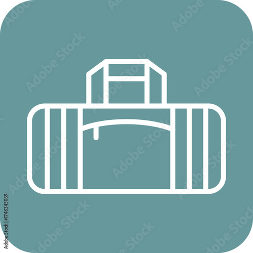 Sport Bag Icon Style