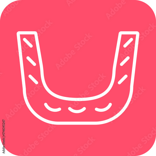 Mouth Guard Icon Style