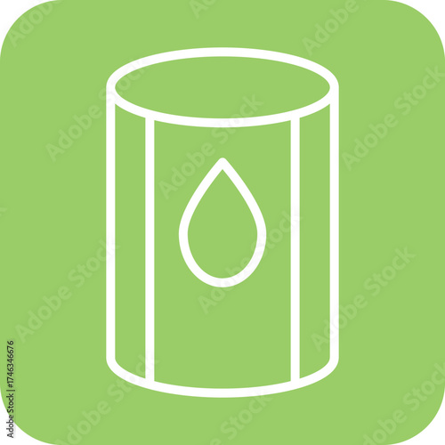 Crude Oil Icon Style