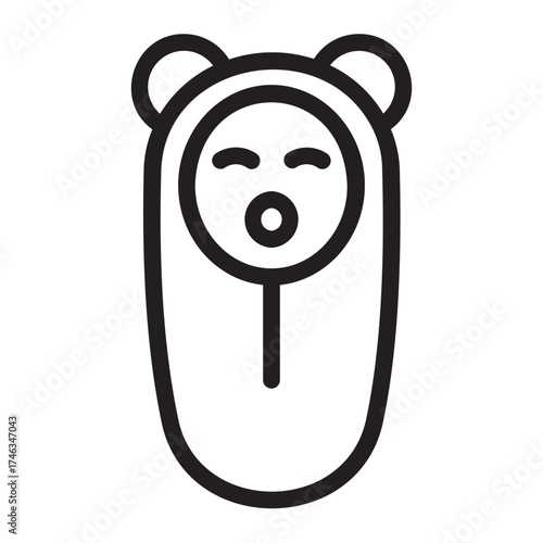 baby line icon