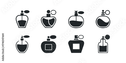 Collection of Perfume Bottle Icons