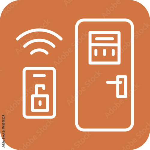 Smart Door Icon Style