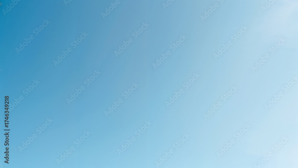 Obraz premium Clear Blue Sky with Gentle Hues of Daytime Beauty