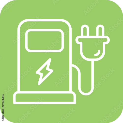 Charging Station Icon Style