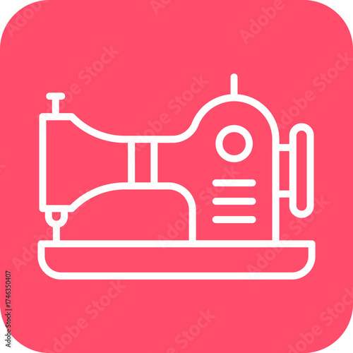 Sewing Machine Icon Style