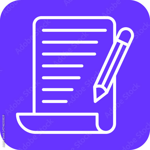 Writing Icon Style