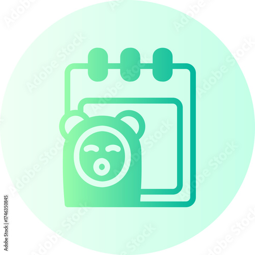 calendar gradient icon