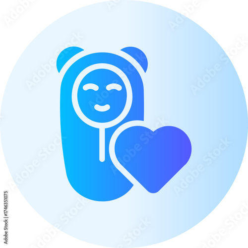 baby gradient icon