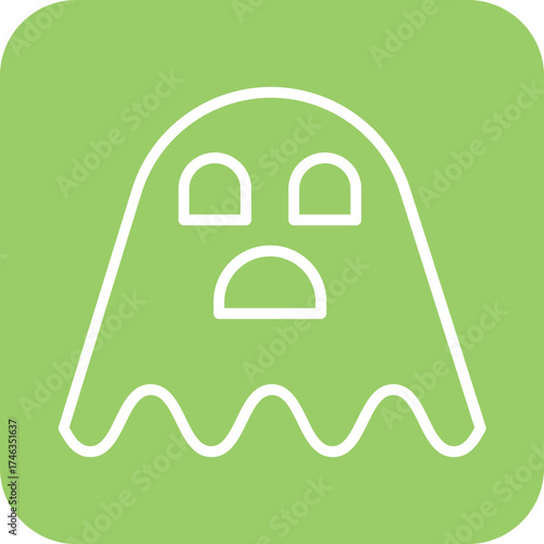 Sad Ghost Icon Style