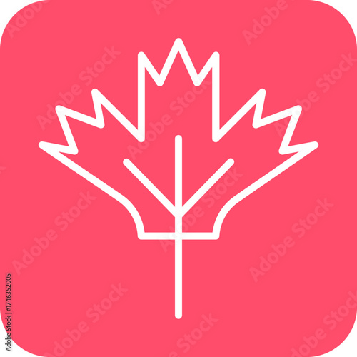 Maple Leaf Icon Style