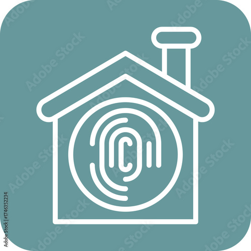 Biometric Home Icon Style