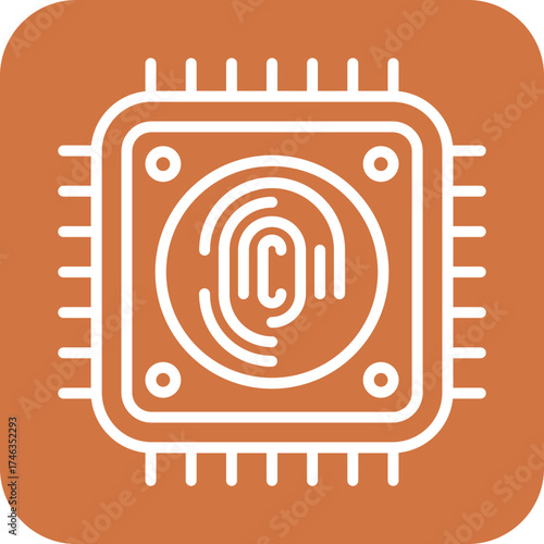 Biometric Cpu Icon Style
