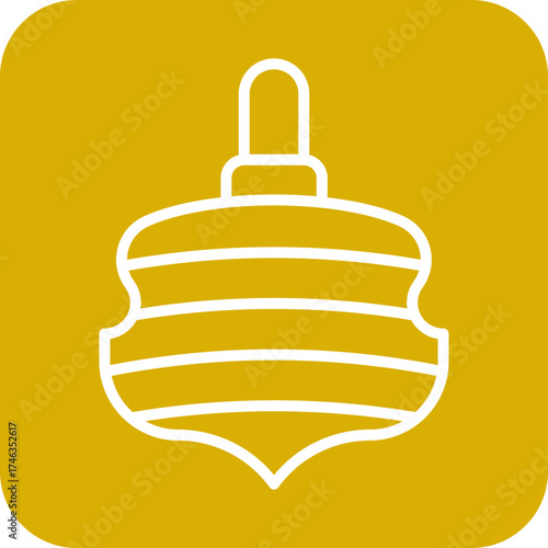 Toy Top Icon Style
