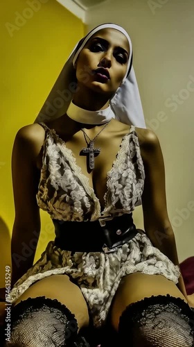 Wallpaper Mural Monja Sensual Torontodigital.ca