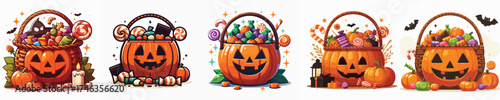 a vector of halloween pumpkin