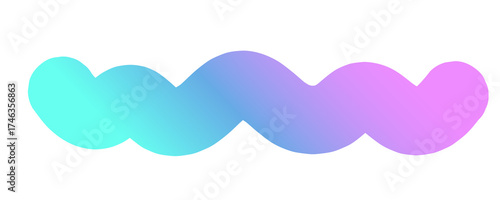 Colorful abstract graphic icon Geometric gradient style 