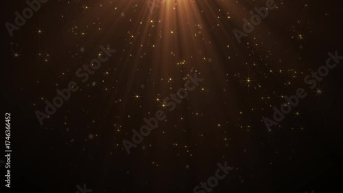 abstract background with glitter sparkle particles on spot light