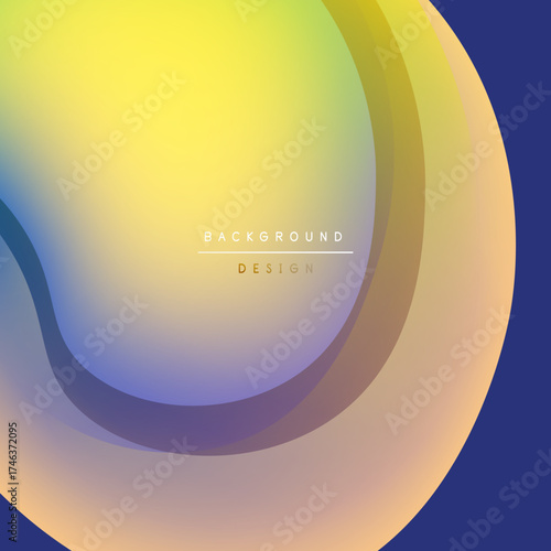 Abstract gradient background. Soft color transitions create flowing shapes, modern design elements. Minimalist aesthetic, vibrant hues.
