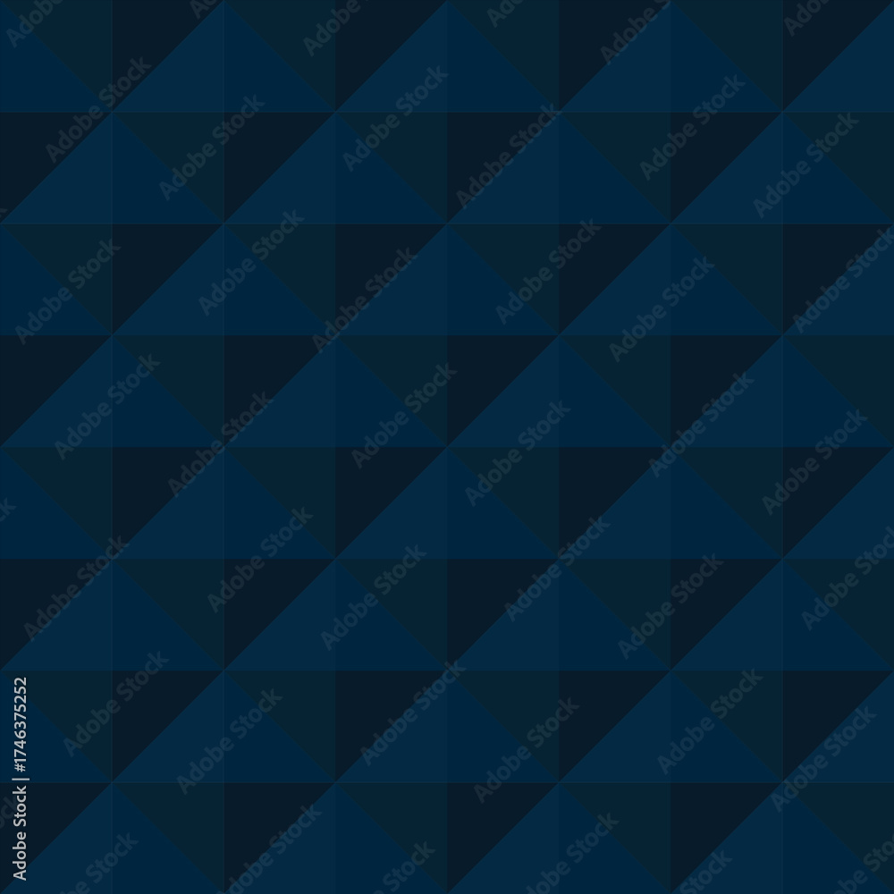 Obraz premium Geometric pattern in shades of Sapphire Blue